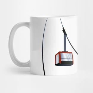 Reb cable car Mug